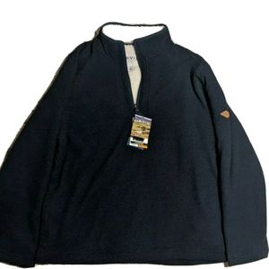 $89 ORVIS Navy 1/4 Zip Sweater NWT